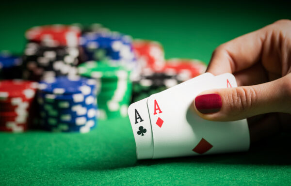 Topless Poker Dealer